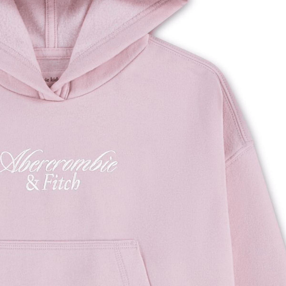 Abercrombie and Fitch - Hettegenser Essential Logo Chalkpink - Guttelus