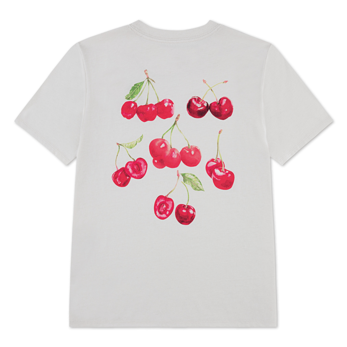 Abercrombie and Fitch - T-skjorte Cherry Boxy Jet Stream - Guttelus