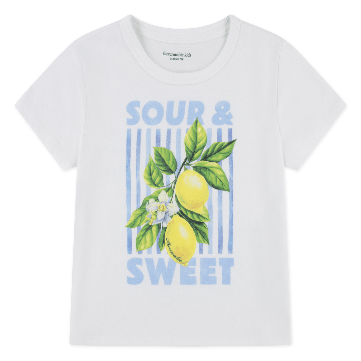 Abercrombie and Fitch - T-skjorte Sour & Sweet Bright White - Guttelus