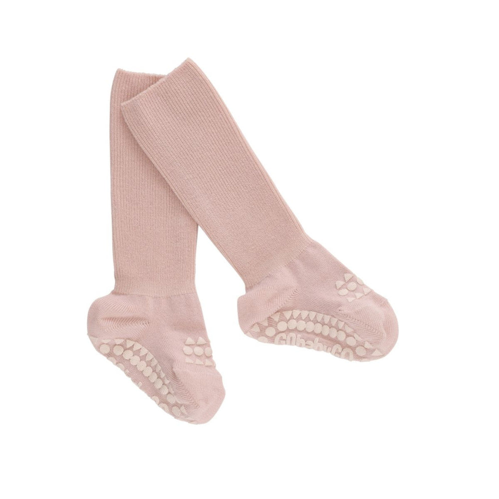 GoBabyGo - Sokker i Bambus Antiskli LV Soft Pink