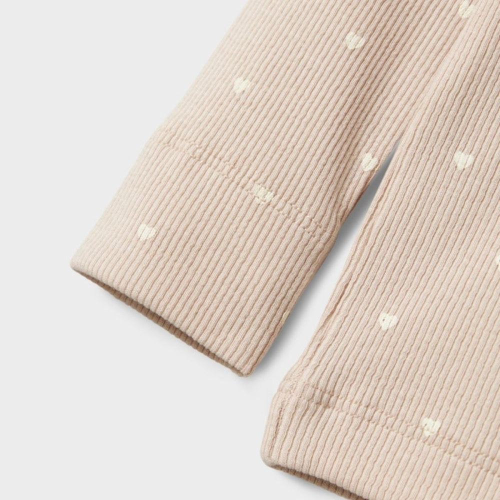 Lil'Atelier - Genser Gago Rib Gray Morn Heart