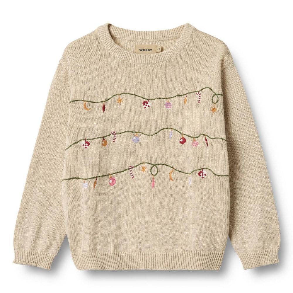 Wheat - Julegenser Knit Lisa Offwhite