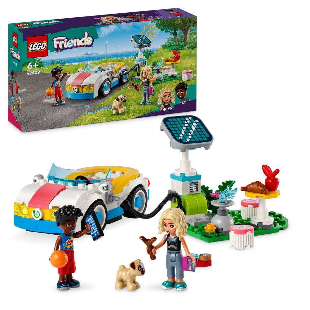 LEGO - Friends Elbil og ladestasjon