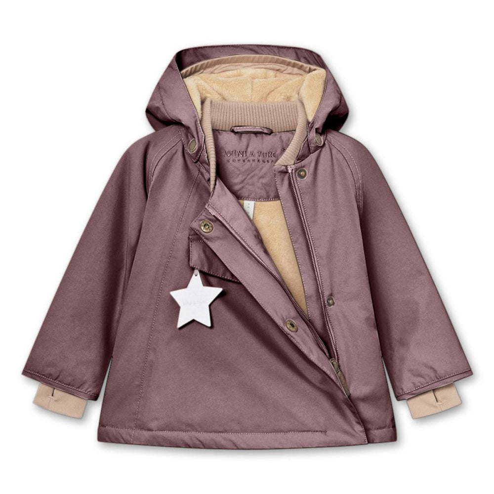 Mini A Ture - Vinterjakke Wang Peppercorn Plum