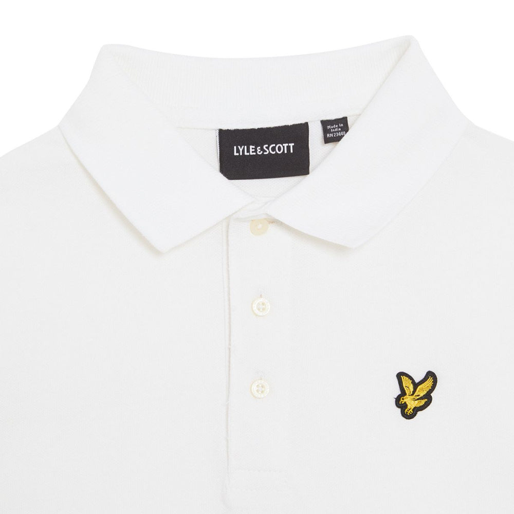Lyle & Scott - T-skjorte Plain Polo Shirt White