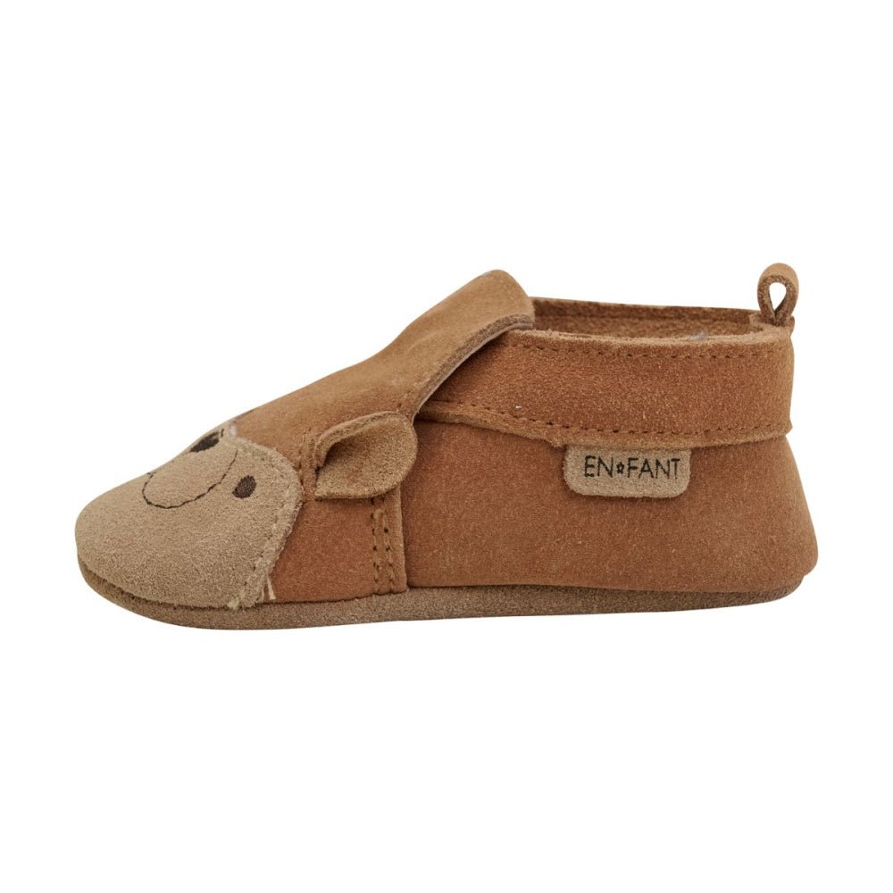 En Fant - Tøfler Semsket Skinn Mocha Mousse - Guttelus