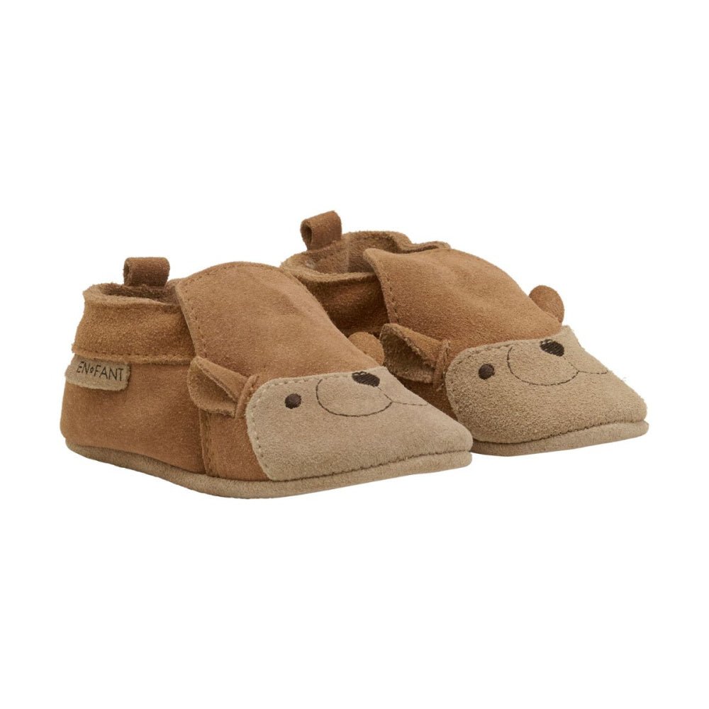 En Fant - Tøfler Semsket Skinn Mocha Mousse - Guttelus