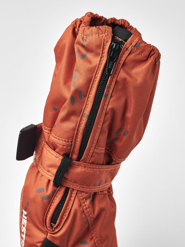 Hestra - Votter Baby Zip Long Print Orange