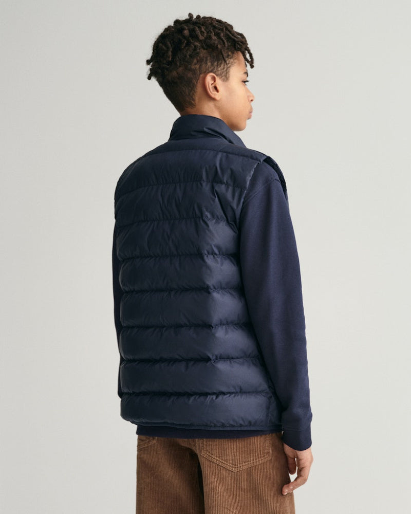 Gant - Vest Vattert Shield Evening Blue