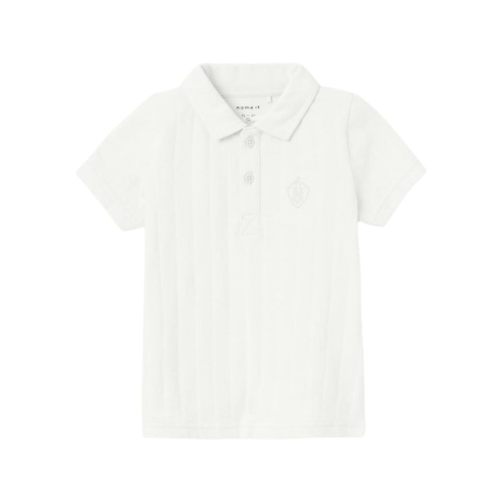 Name It - T-skjorte Polo Fen Bright White