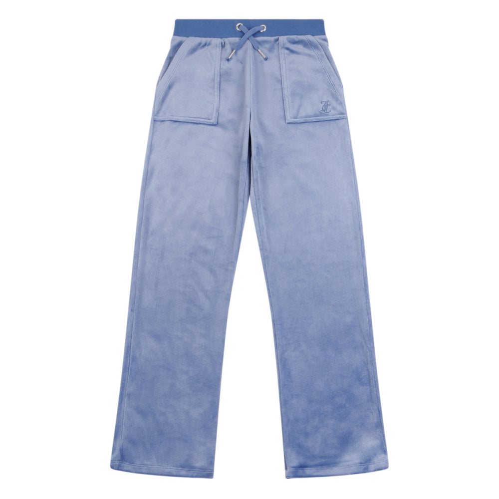 Juicy Couture - Bukse i Velour Grey Blue