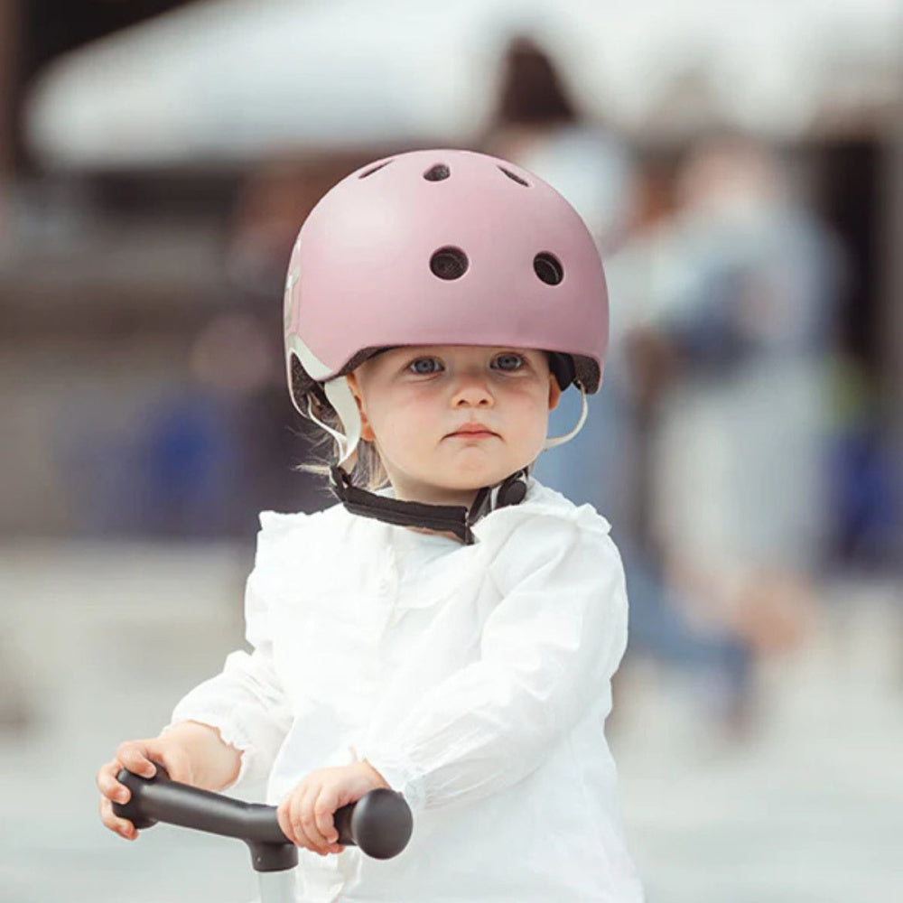 Scoot & Ride - Sykkelhjelm (45-51cm) Wildberry