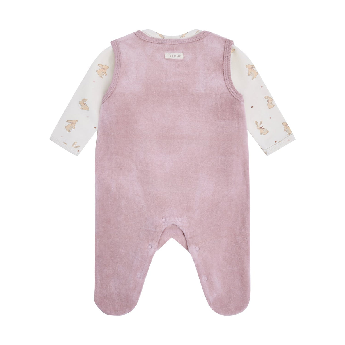 Fixoni - Babysett 2-delt Velour Keepsake Lilac - Guttelus