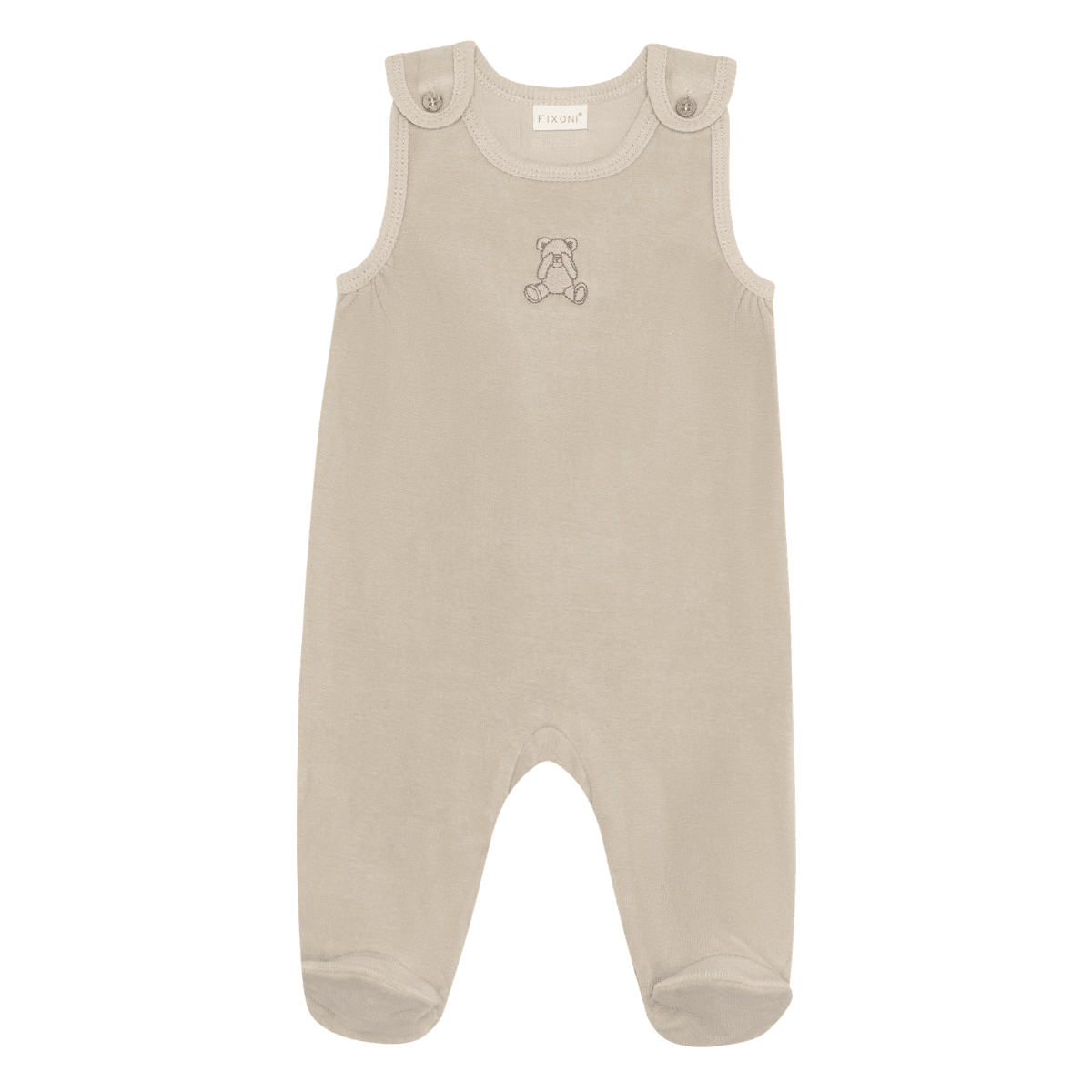Fixoni - Babysett Body og Sparkebukse Velour Pure Cashmere - Guttelus.no