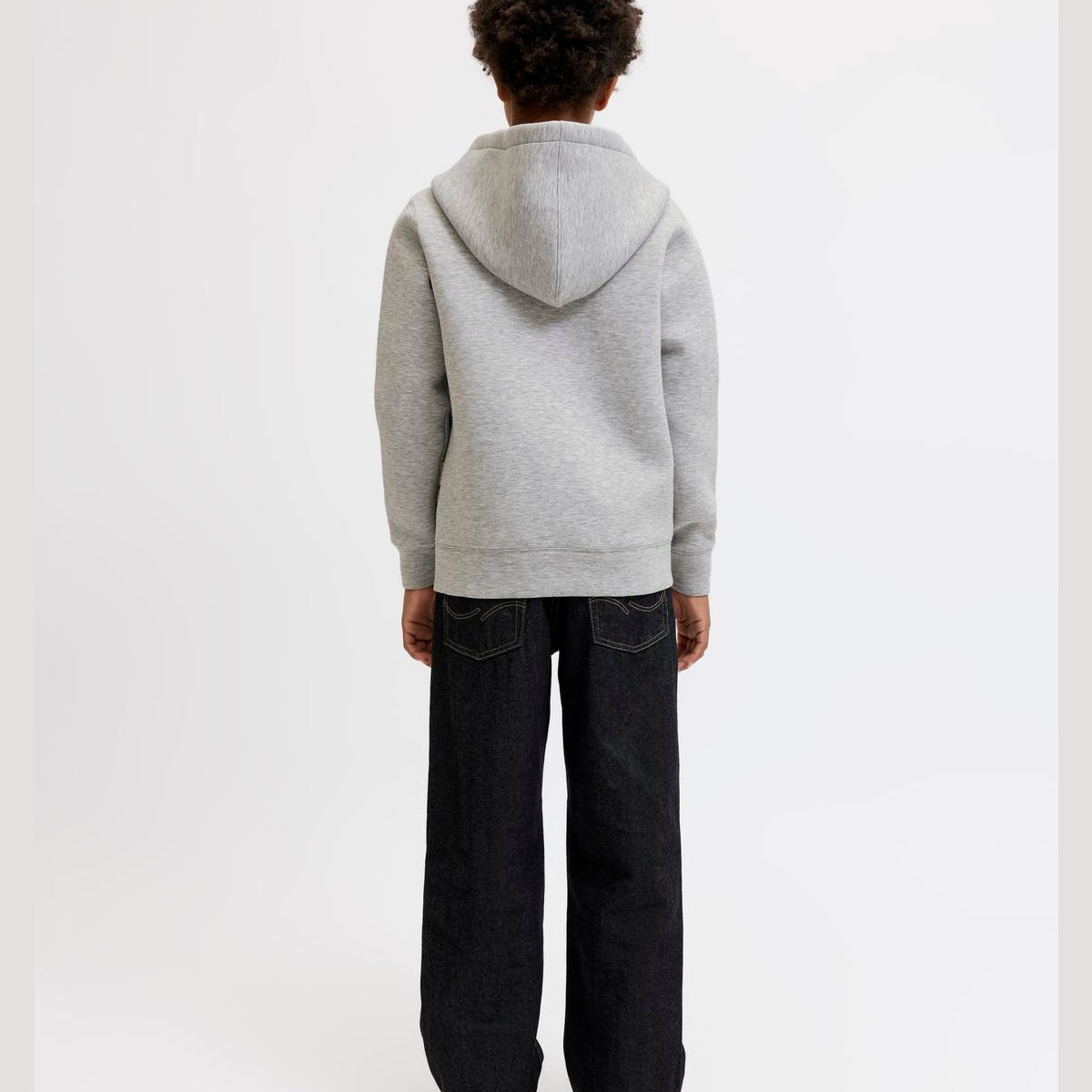 Jack & Jones - Hettejakke Zip Legacy Light Grey Melange