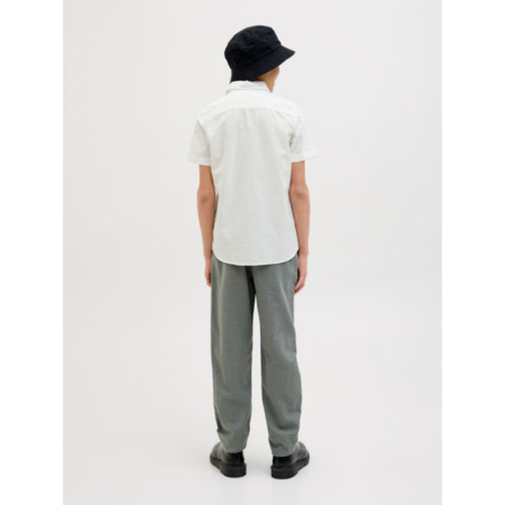 Jack & Jones - Linskjorte Kortermet Breeze White