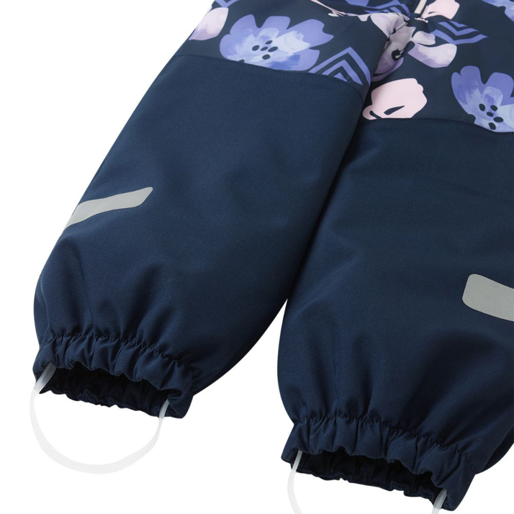 Reima - Vinterdress Kurikka Navy Flower Print