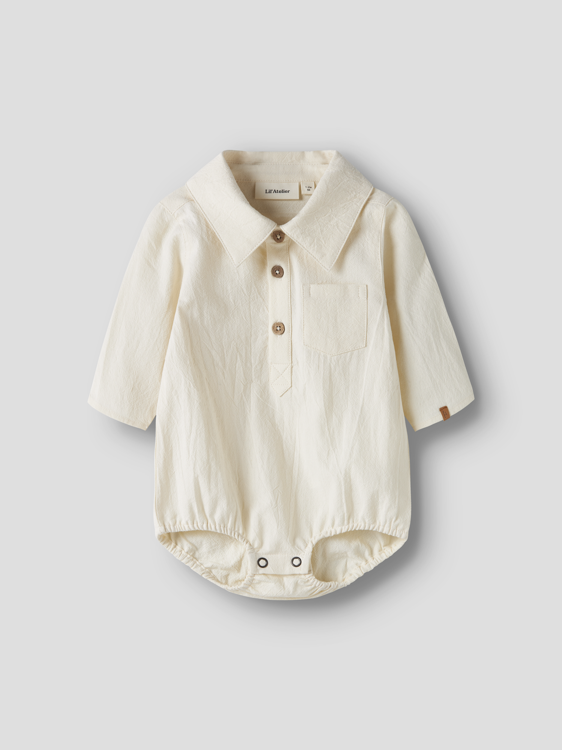 Lil'Atelier - Skjortebody Hadam Turtledove