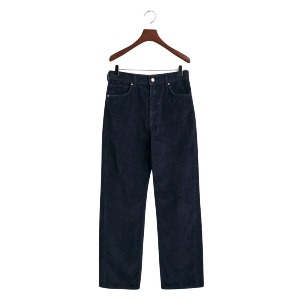 Gant - Bukse Cord Loos Fit Evening Blue Jr - Guttelus.no