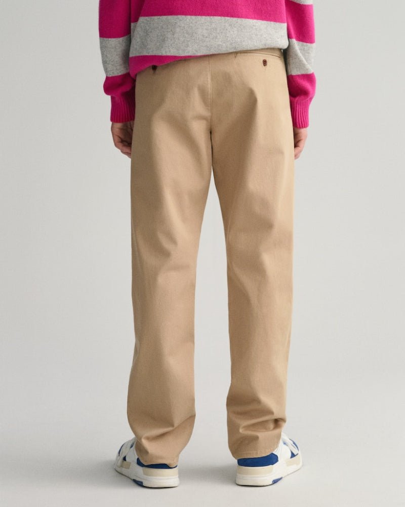 Gant - Bukse Gant Chinos Dark Kahki Jr - Guttelus.no