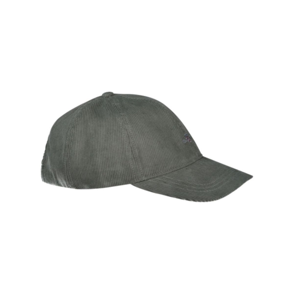 Gant - Caps Shield Cord Cap Washed Olive - Guttelus.no