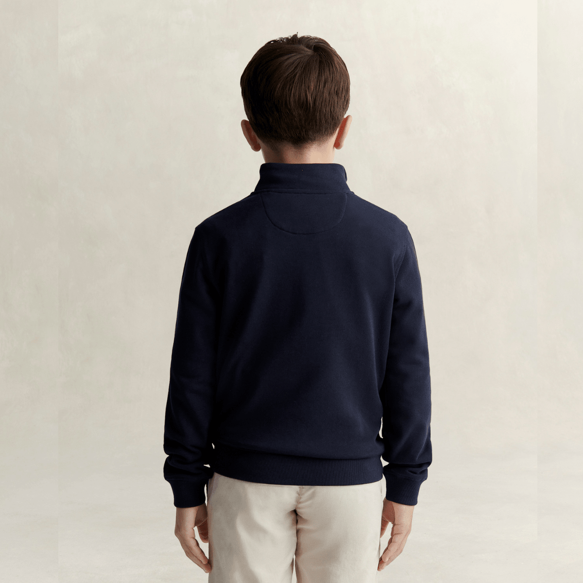 Gant - Genser Shield Half Zip Sweat Evening Blue - Guttelus
