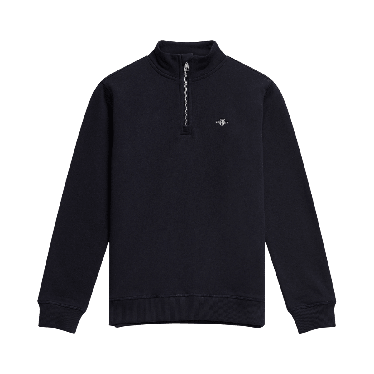 Gant - Genser Shield Half Zip Sweat Evening Blue - Guttelus