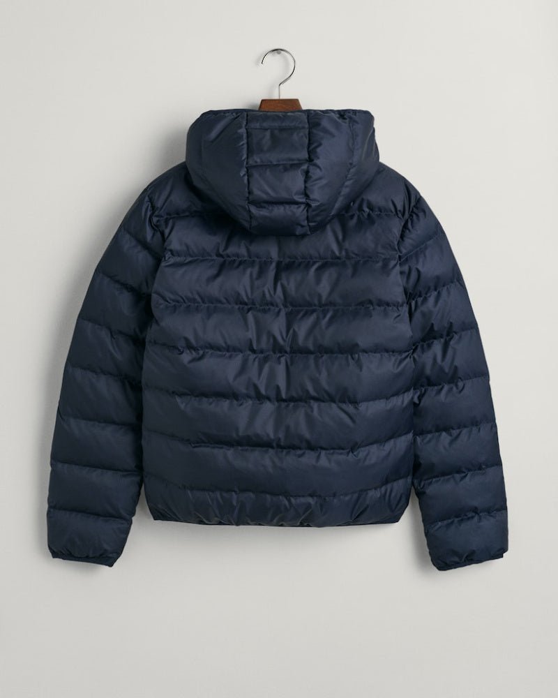 Gant - Jakke Vattert Shield Evening Blue - Guttelus.no
