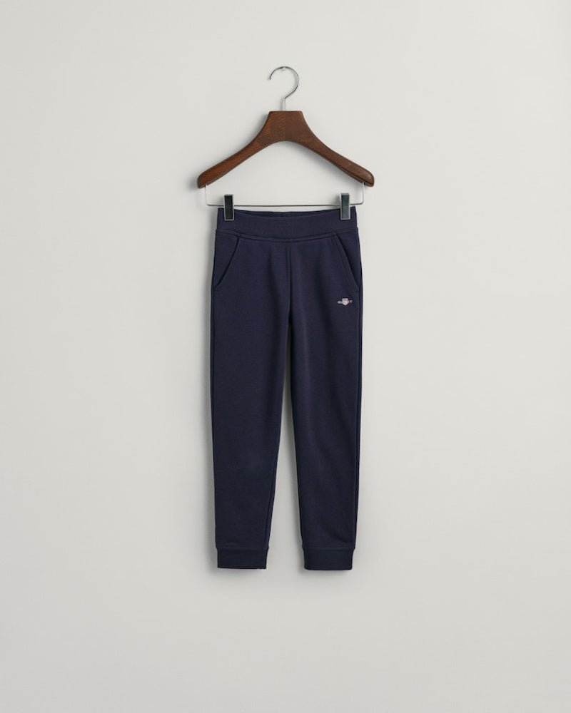 Gant - Joggebukse Shield Evening Blue - Guttelus