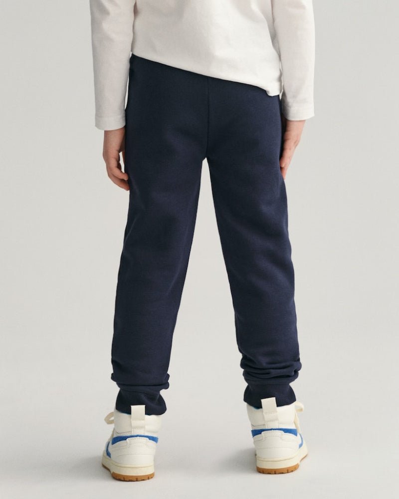 Gant - Joggebukse Shield Evening Blue - Guttelus