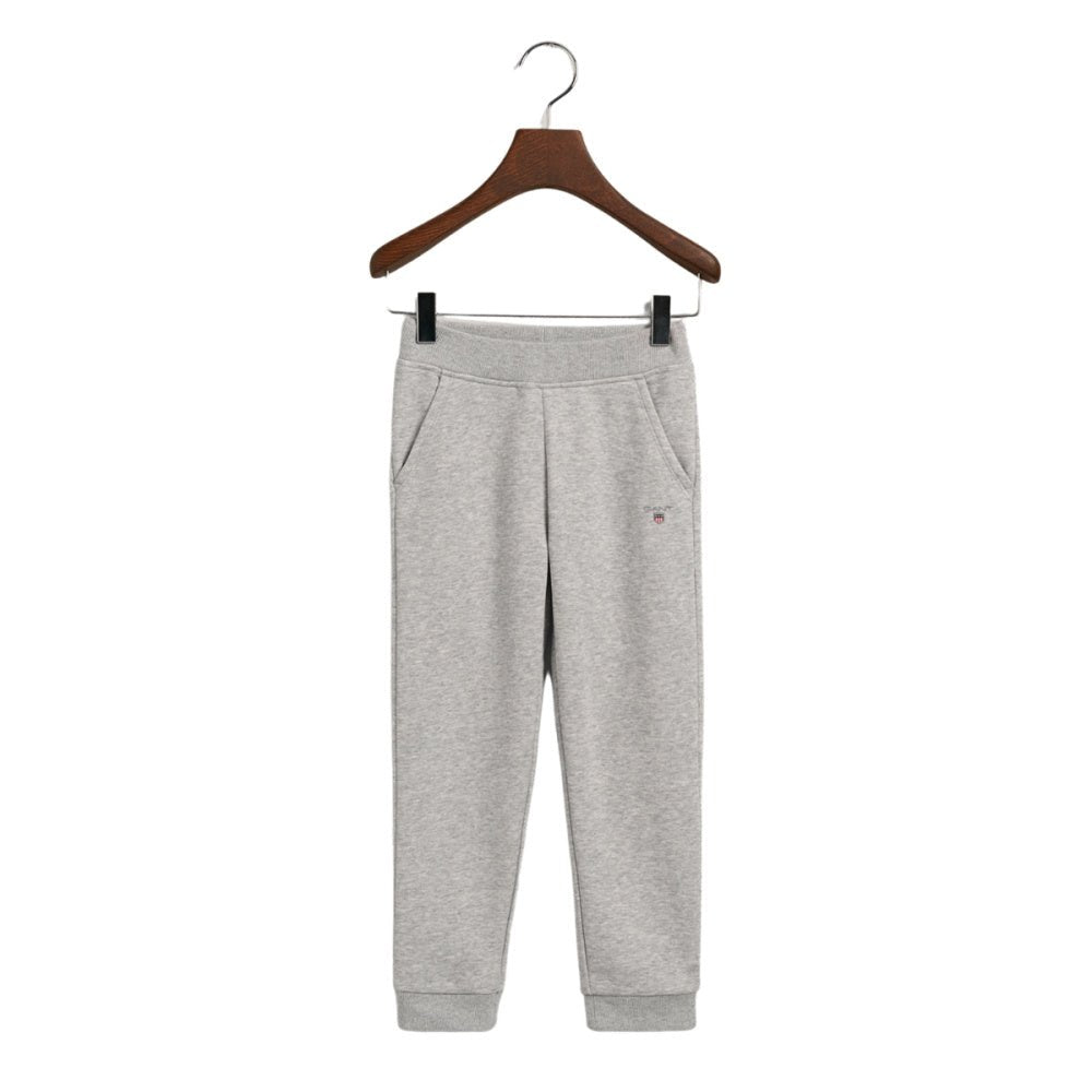 Gant - Joggebukse The Original Light Grey Melange - Guttelus.no