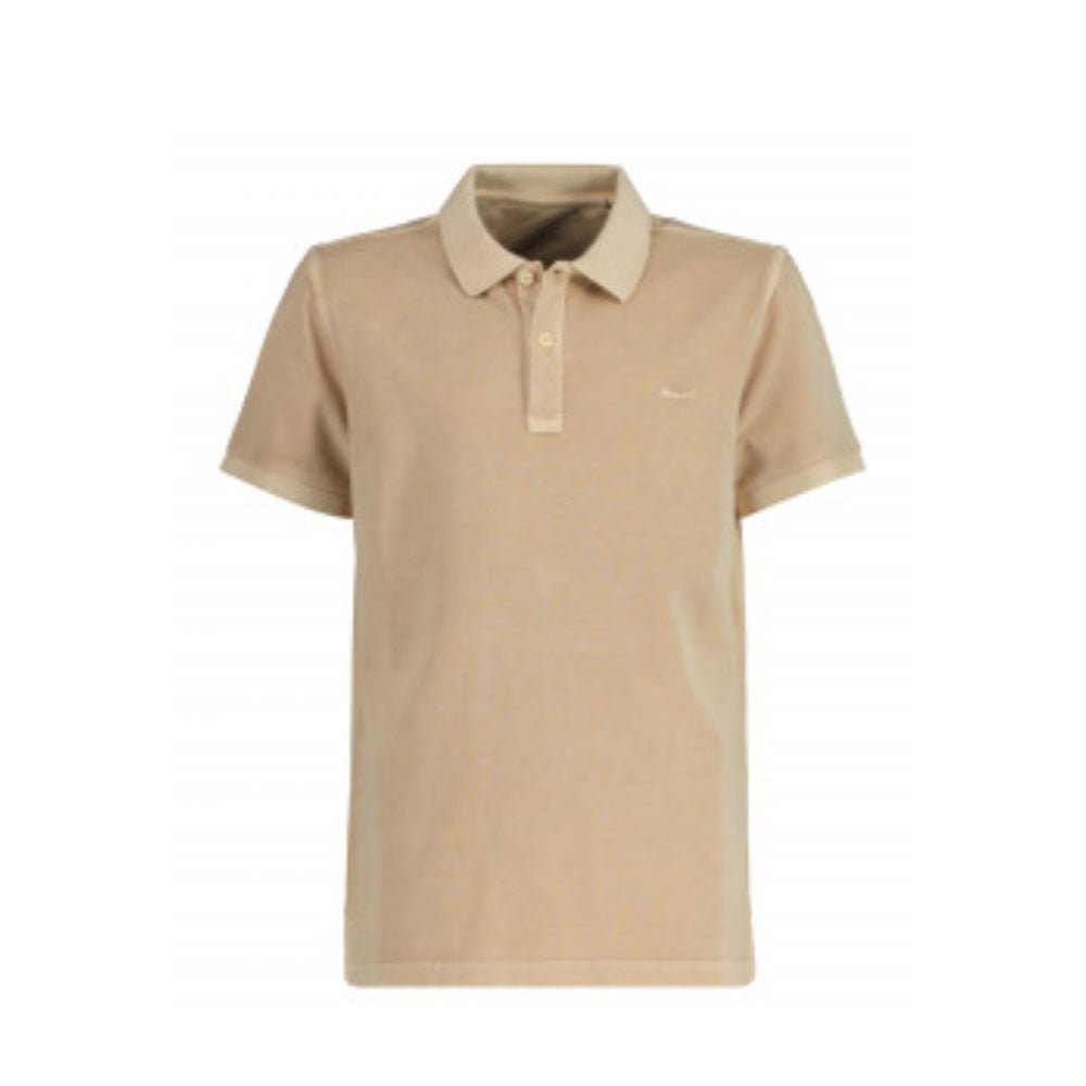 Gant - Poloskjorte Sunfaded Pique Dry Sand - Guttelus.no