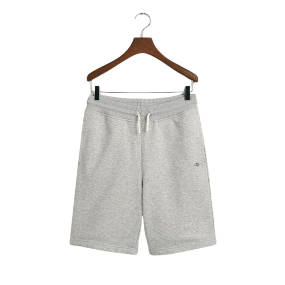 Gant - Shorts Jr Shield Sweat Light Grey Melange - Guttelus