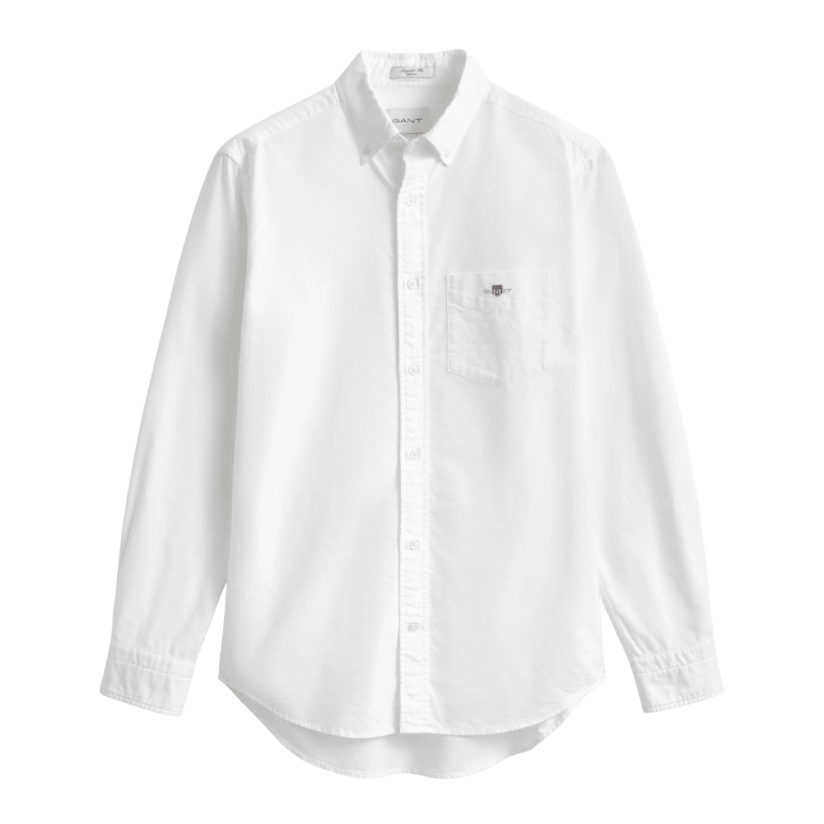Gant - Skjorte Jr Shield Oxford White - Guttelus