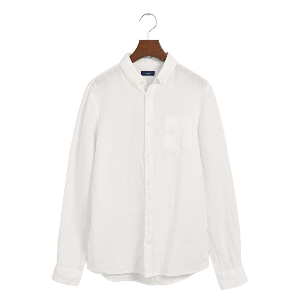 Gant - Skjorte Lin White - Guttelus.no