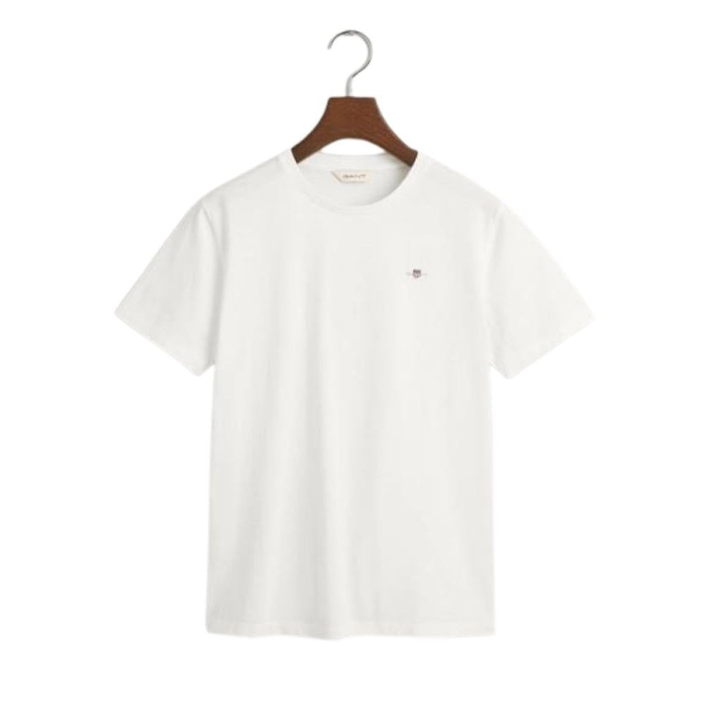 Gant - T-skjorte Jr Shield White - Guttelus