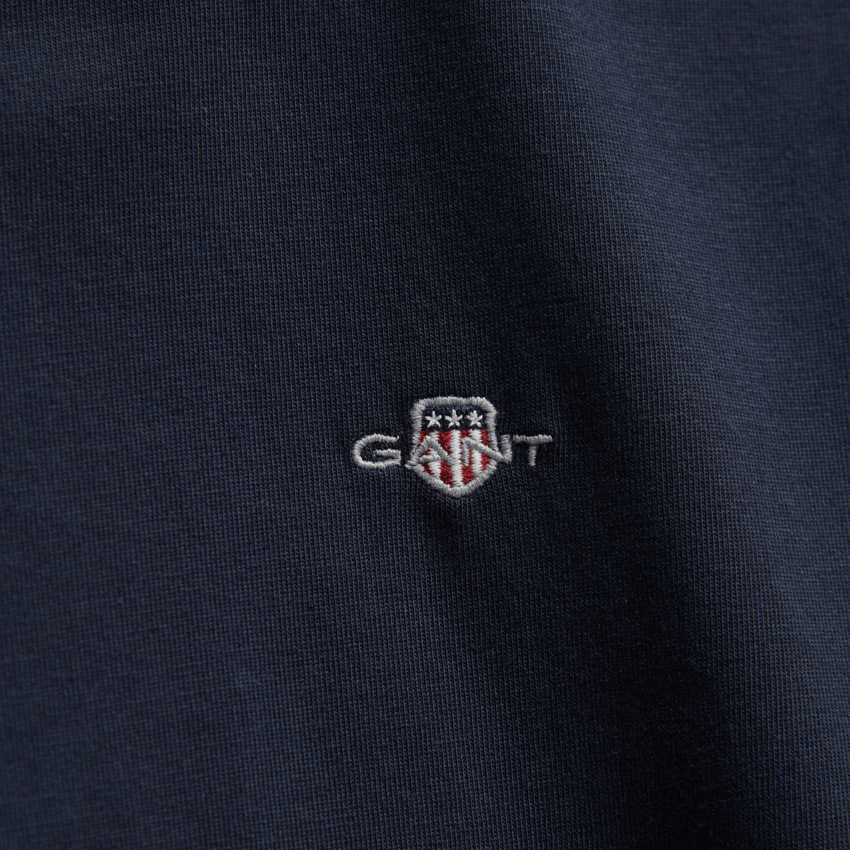 Gant - T-skjorte Shield Jr SS Evening Blue - Guttelus