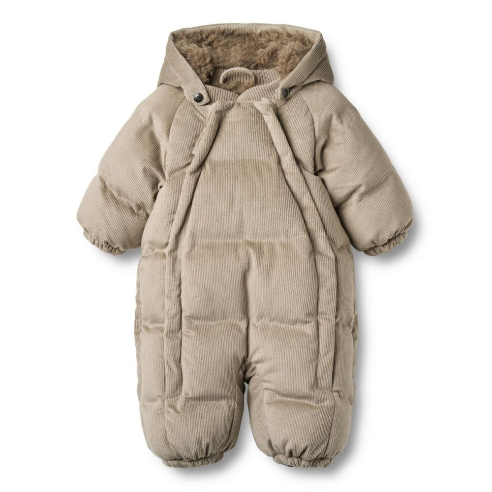 Wheat - Vinterdress Baby Puffer Nallo Grey Stone
