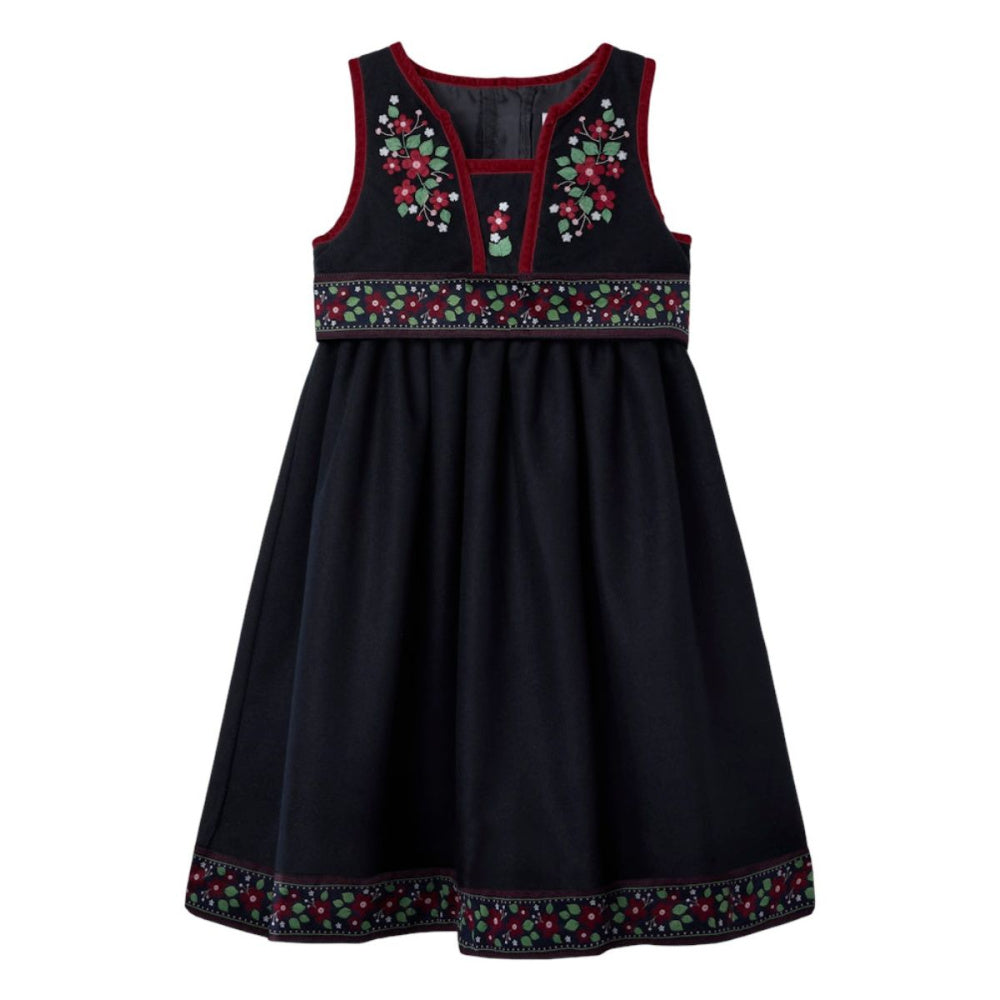 Name It - Festdrakt / Bunad - Tena Dark Sapphire/ Tibetan Red