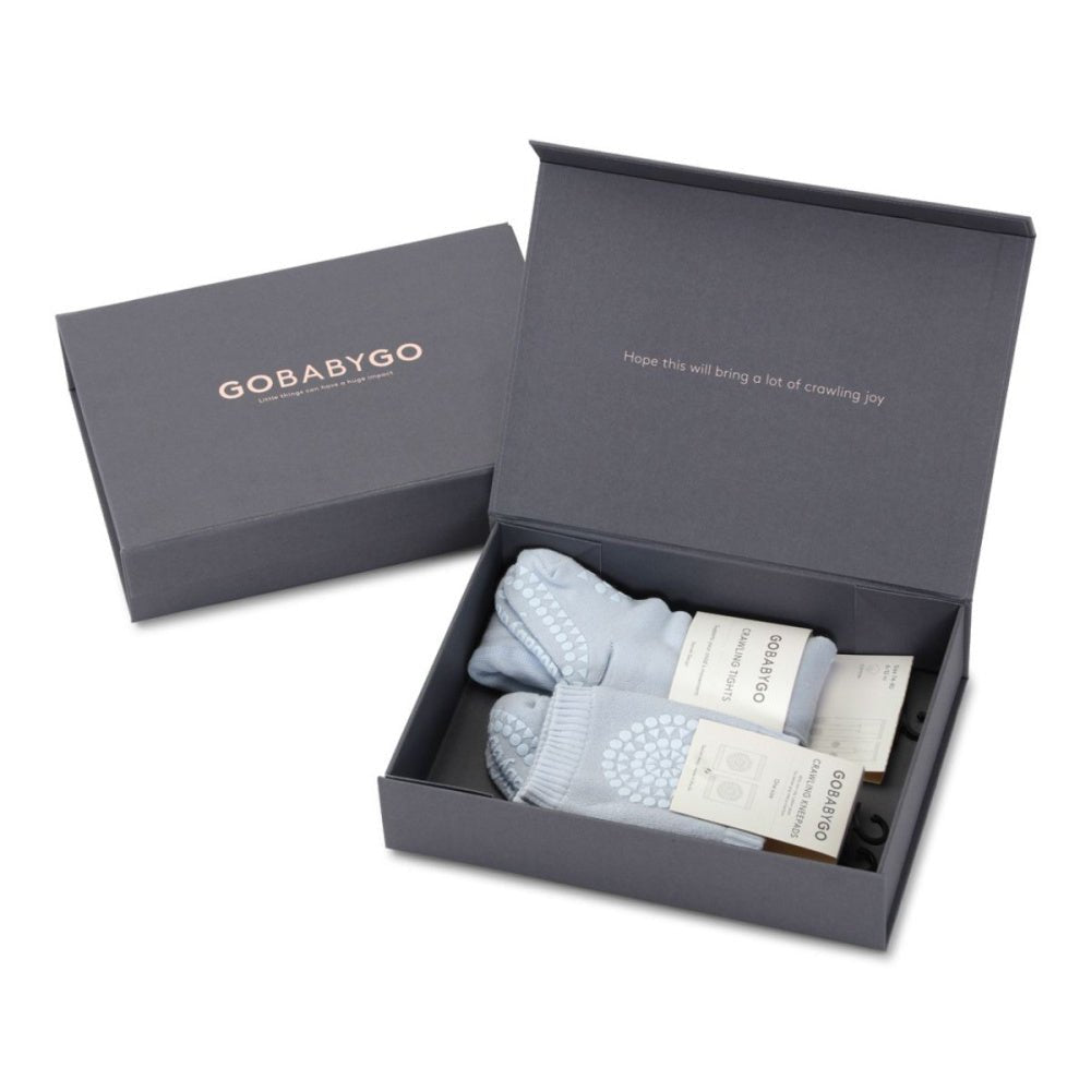 GoBabyGo - Startpakke Antiskli Bomull Sky Blue - Guttelus