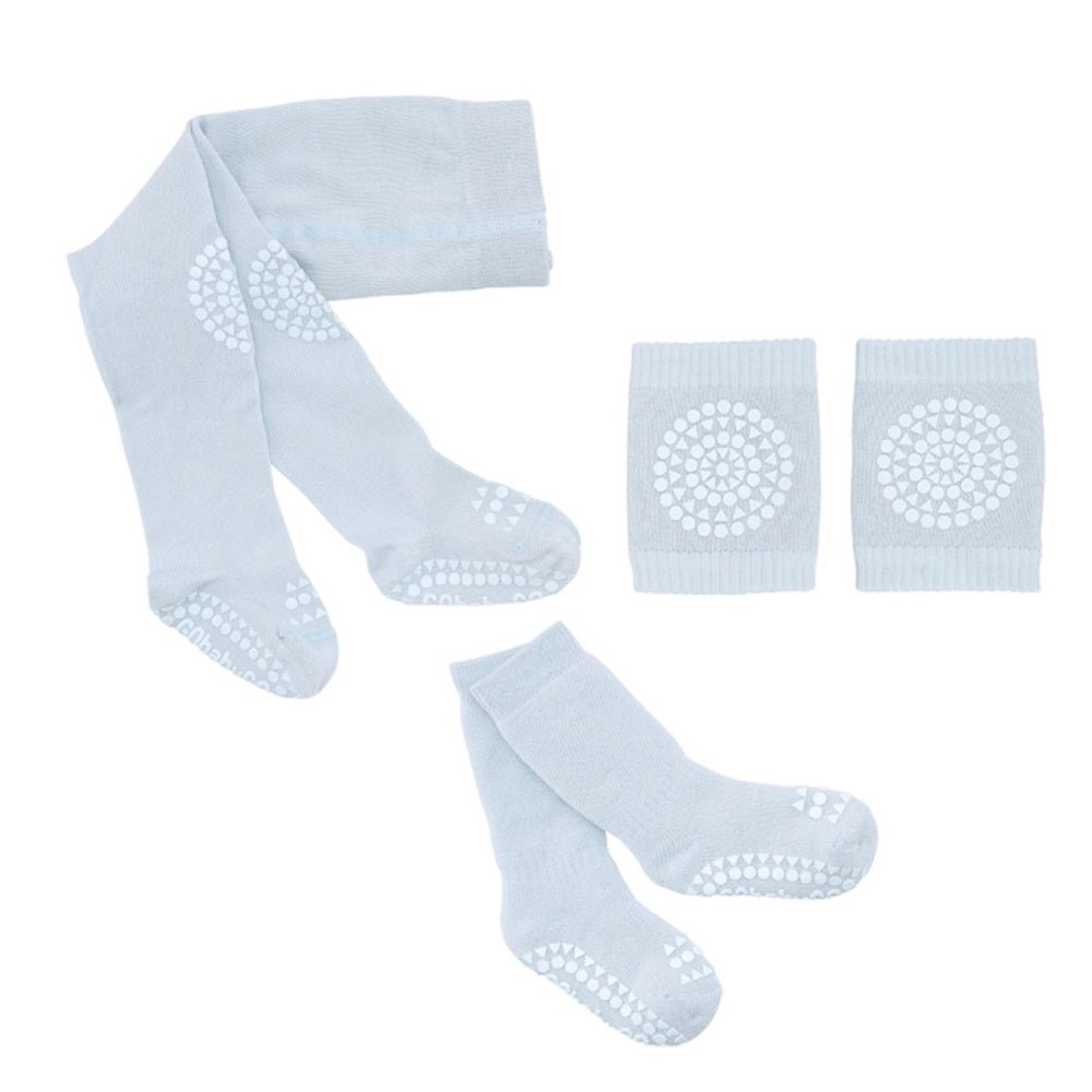 GoBabyGo - Startpakke Antiskli Bomull Sky Blue - Guttelus