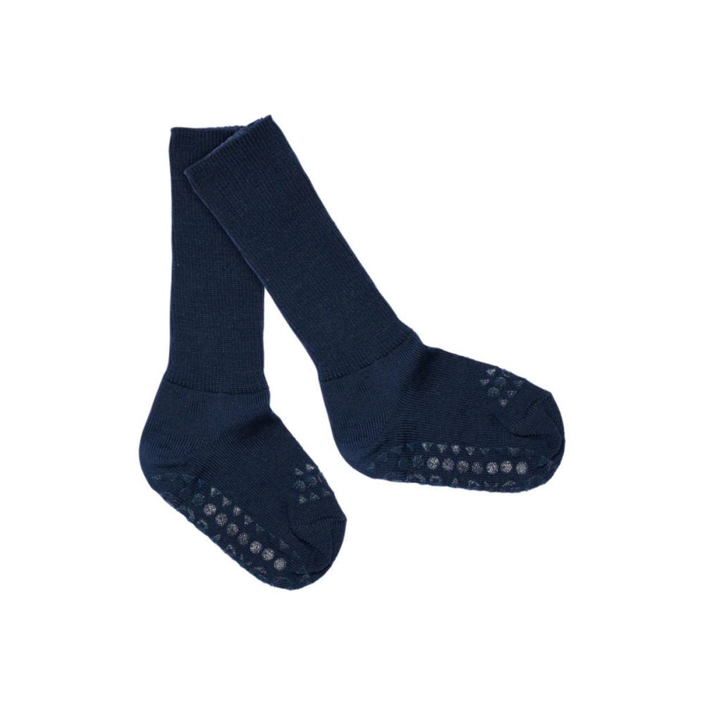 GoBabyGo - Ullsokker Merino Antiskli Midnight Blue - Guttelus