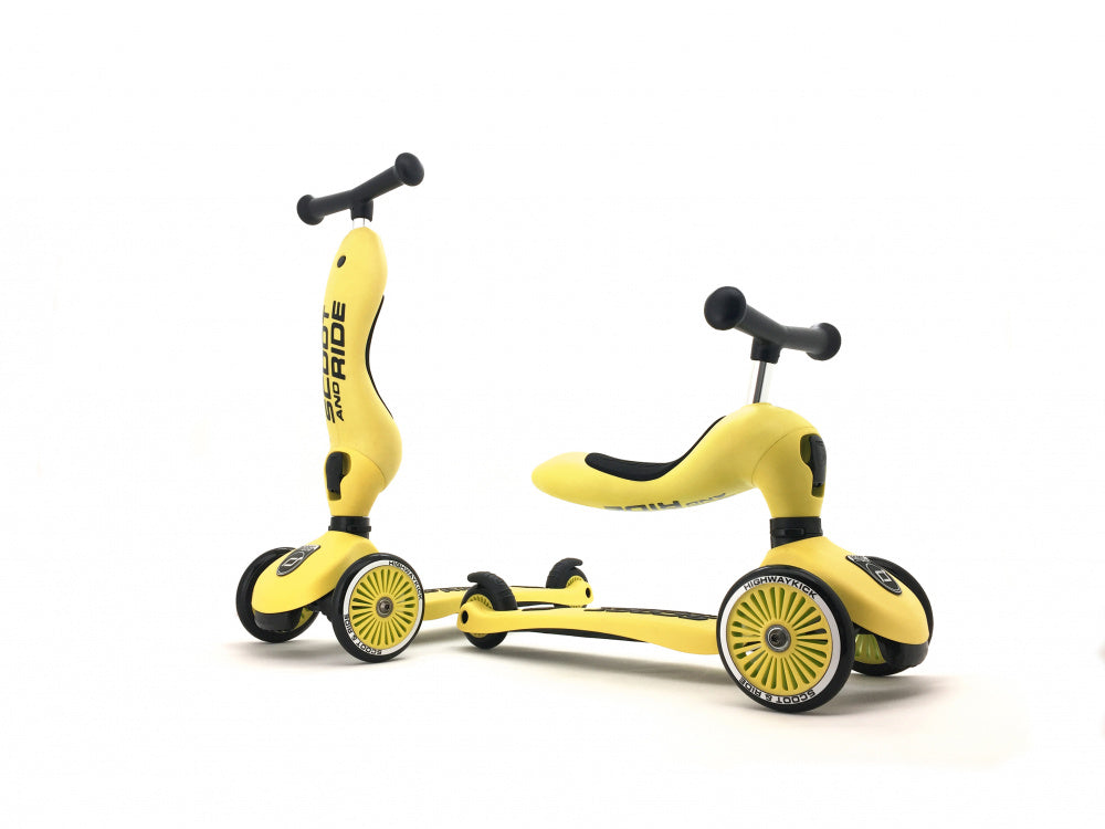 Scoot & Ride - Sparkesykkel Highwaykick 1 Lemon