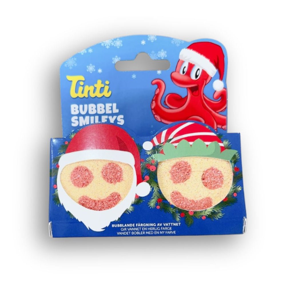 Tinti Badeleker - Badebomber Smiley Jul - Guttelus