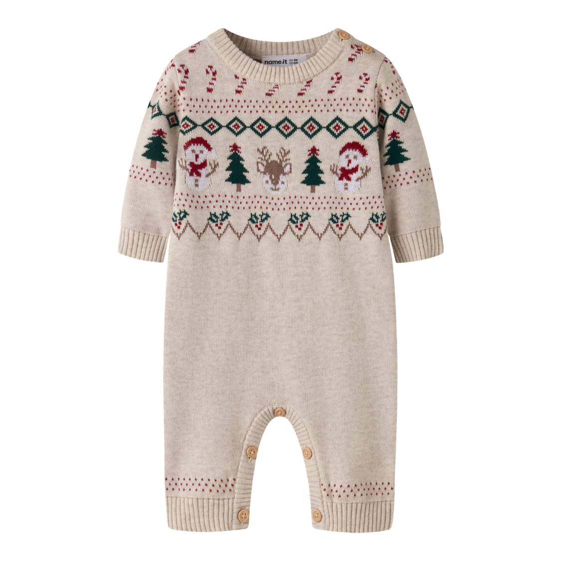 Name It - Heldress Baby Jul Ralko Peyote Melange