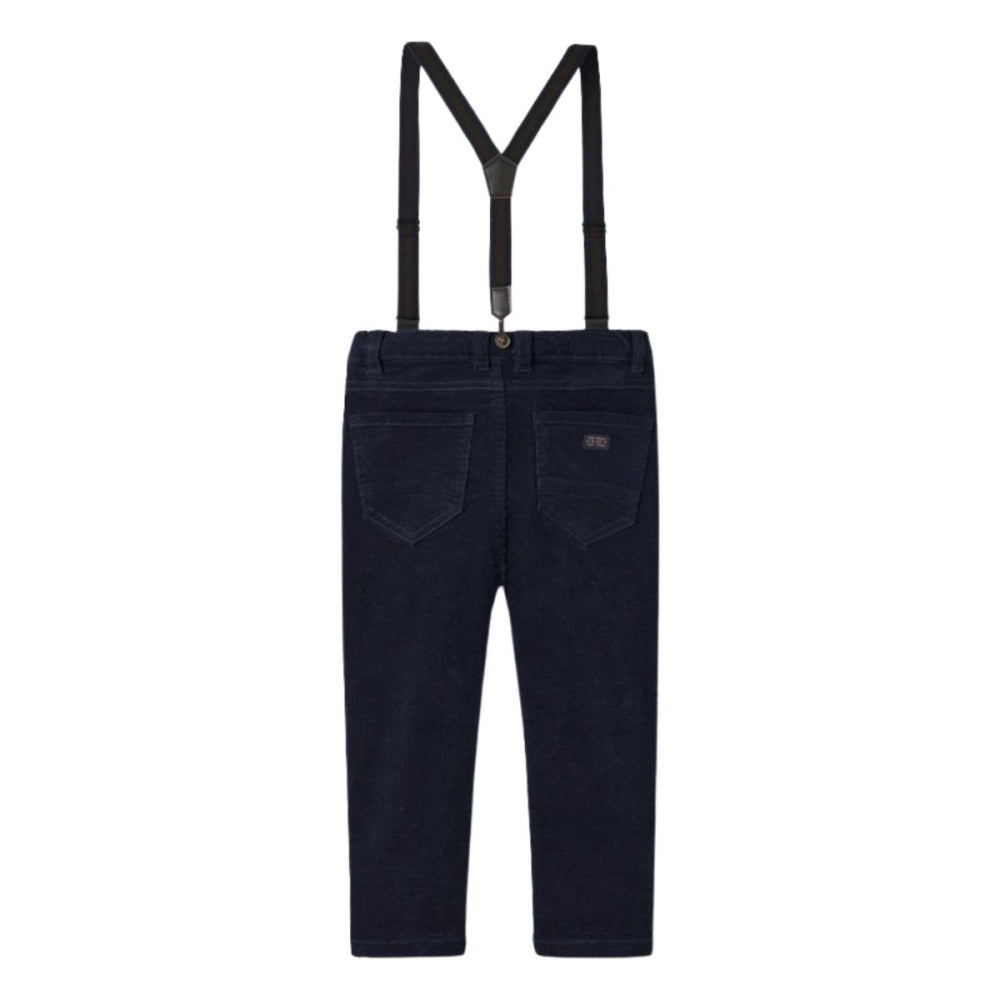 Name It - Bukse med Seler Ryan Cord Navy Blazer