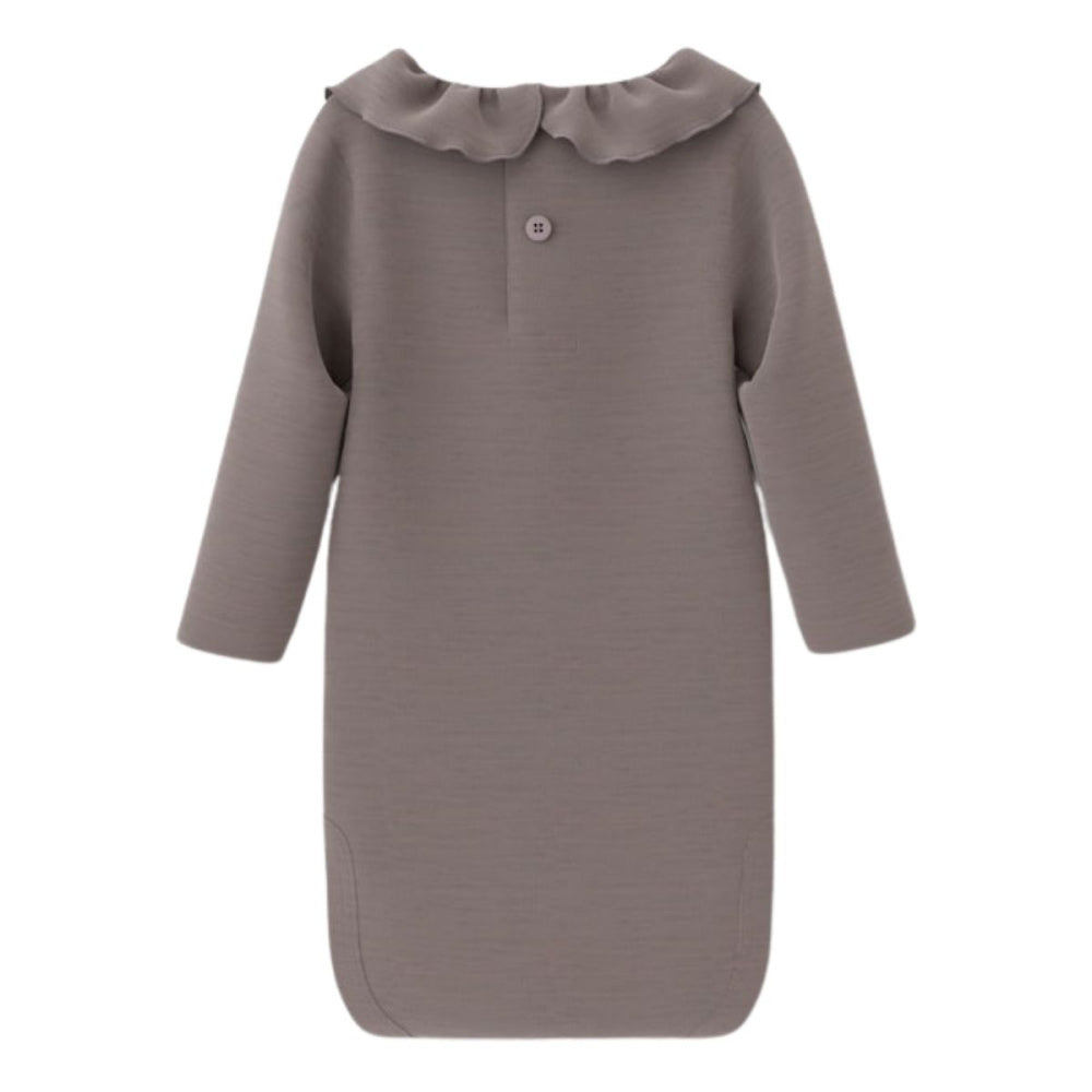 Name It - Body Ull Rib m/ krage Wang Purple Dove