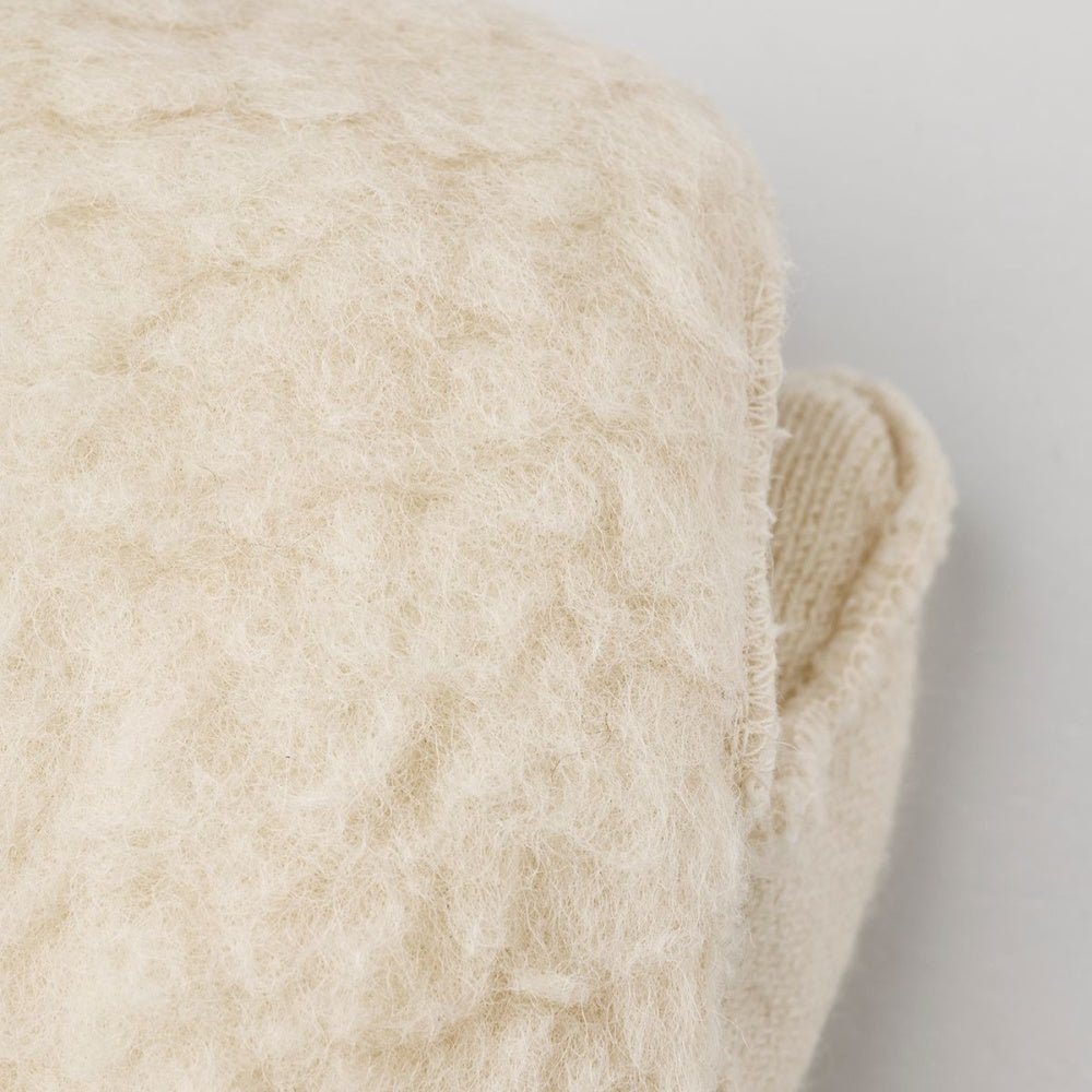 Hestra - Fòr til Fjellvotten Jr Wool Terry/ Pile Liner Offwhite - Guttelus.no