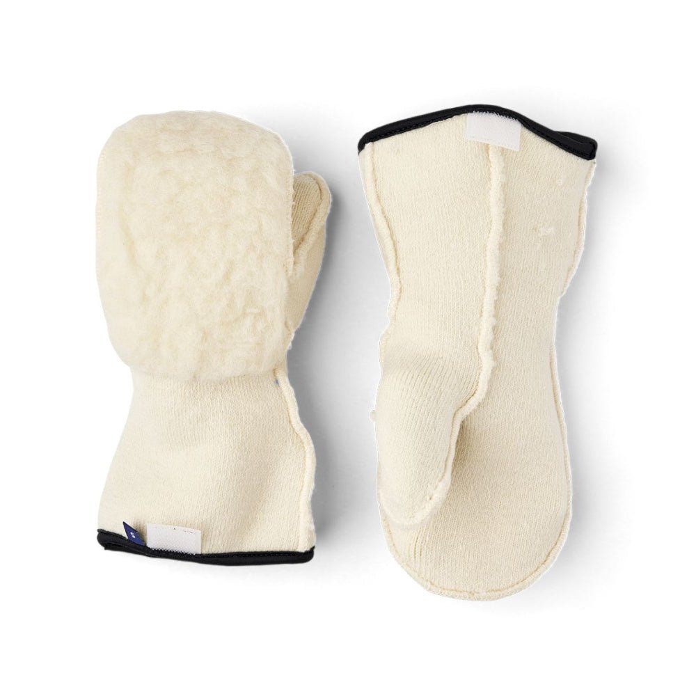 Hestra - Fòr til Fjellvotten Jr Wool Terry/ Pile Liner Offwhite - Guttelus.no