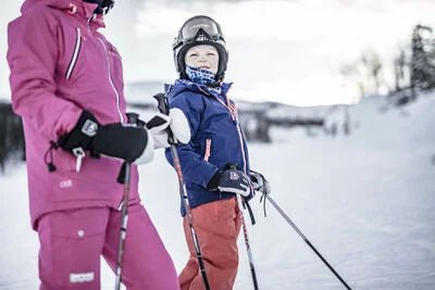 Hestra - Hansker Army Leather Heli Ski Jr Navy - Guttelus